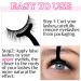 Reusable Self Adhesive Eyelashes - Natural Look No Glue 5 Pairs Fluffy False Lashes with Tweezers - International Shipping Available - Buy Online on GoSupps.com