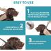 Flea and Tick Collar for Dogs - 8 Month Prevention & Treatment, 100% Natural, Waterproof - Includes Tick Removal Tools | 2 Pack - Buy Online on GoSupps.com