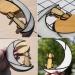 BOXCASA Dog Memorial Suncatcher: Dog on Moon Stained Glass Window Hanging - Buy Online on GoSupps.com