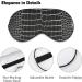 Distressed Crocodile/Snake Skin Texture Sleep Mask - Adjustable Strap, Blocks Light for Night Travel - Men/Women - Buy Online on GoSupps.com