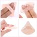 Sibba 4 PCS Triangle Powder Puffs - Washable & Reusable Makeup Sponges for Face & Body - Soft Plush Powder Sponge for Wet/Dry Makeup - Black&Nude - Buy Online on GoSupps.com
