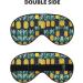 Pineapple Double-Sided Sleep Eye Mask | Soft Blindfold | Adjustable Strap | Block Out Light - Shop Now for Ultimate Comfort - Buy Online on GoSupps.com