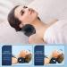 Heated Cervical Neck Traction Device with Graphene Heating Pad - Neck Stretcher for Pain Relief and Spine Alignment - Soft Cervical Pillow (Black) - Buy Online on GoSupps.com