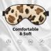 FoRes Leopard Print Adult Unisex Sleep Eye Mask | Light Blocking & Adjustable for Deep Rest - Buy Online on GoSupps.com