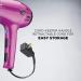 Conair 1875 Watt Cord-Keeper Hair Dryer Pink | Powerful and Portable Hair Styling Tool - Buy Online on GoSupps.com