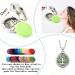 Rixerkoc Aromatherapy Diffuser Bracelet Necklace Set | Essential Oil Medallion with 10 Refill Pads - Ideal Gift for Women & Girls - Buy Online on GoSupps.com