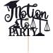 Motion to Party Cake Topper Future Lawyer Law School Graduation Cake Decorations Class of 2023 Grad Party Decorations Black Glitter - Buy Online on GoSupps.com