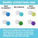 Portable Contact Lens Travel Bag | Case & Tweezers | Solution Bottle | Daily Outdoor Use | Multicolor - Blue - Buy Online on GoSupps.com