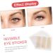 Ipetboom 3 Sets Double Eyelid Sticker Hooded Eyelid Tape Eyelid Strips Eyelid Shadow Sticker Eyelid Lift Strips Mesh Tape Invisible Eye Stickers Makeup Supplies Tool Fiber Lasting - Buy Online on GoSupps.com