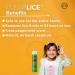 ClearLice 8 oz Hair Lice Treatment Shampoo - Natural & Effective One Day Treatment for Children & Teens - Fresh Peppermint Scent - Buy Online on GoSupps.com
