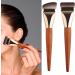 2 Foundation Brushes - Flat Top Foundation Brush for Liquid Makeup | Flat Foundation Brush Liquid Foundation Brush | Flat Makeup Brush for Face Makeup Cosmetic Application - Buy Online on GoSupps.com