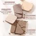 Cool Toned Face Highlighter Contour Palette | Long-lasting Shimmer & Matte Finish | Sculpting Pressed Powder Makeup with Brush Kit - Buy Online on GoSupps.com