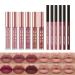 Jolilab Liquid Lipstick and Lip Liner Pens Set - 6 Velvety Matte Shades | Waterproof Long-Lasting Formula | Professional Beauty Cosmetics - Buy Online on GoSupps.com