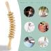 Vueinrg Wood Fascia Roller with Handle - 41cm Massage Tool for Back Legs Neck and Body - Effective Cellulite Treatment - Buy Online on GoSupps.com