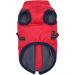 Savlot Red Winter Dog Jacket Vest - Sleeveless Padded Cotton Sweater for Pets - Perfect for Skiing - Size M (1 Pack) - Buy Online on GoSupps.com