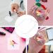Lot de 10 mini palettes de maquillage en acrylique plateau de m lange pour fond de teint plateau de manucure pour nail art transparent pour les besoins de beaut  - Buy Online on GoSupps.com