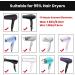 Adjustable Universal Hair Diffuser Nozzle for Curly, Thick, and Natural Hair - Black - Buy Online on GoSupps.com