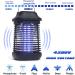 2-in-1 Bug Zapper: High-Powered Waterproof Mosquito Killer - 4200V Electronic Lamp for Home & Garden - Buy Online on GoSupps.com
