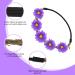 Wllhyf 5-Piece Flower Crown Headband Set - Fashionable Hawaiian Hair Flowers for Summer Festivals Weddings | Fairy Head Jewelry & Accessories - Buy Online on GoSupps.com