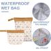 Buy Maeau Wetbag Set - 2 Reusable Fabric Diaper Bags (20x28cm & 30x40cm) - Waterproof Organizer for Baby Gym & Kindergarten - 24 Stylish Patterns - Buy Online on GoSupps.com