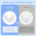 Kids U Shaped Electric Toothbrush Replacement Heads | 3 Normal & 2 U Shaped Brush Heads for Ages 8-15 - International Shipping Available - Buy Online on GoSupps.com