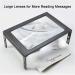 Hanme 5X LED Lighted Full Page Reading Magnifier for Low Vision Seniors - Hands-Free Rectangular Magnifying Glass for Repair and Observation - Buy Online on GoSupps.com