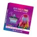 Lot de 8 peignes applicateurs de teinture jetables en mat riaux ABS de diff rentes couleurs faciles utiliser sans tracas pour nettoyer les cheveux jetables