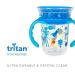 Nuby 360 Edge 2 Stage Drinking Rim Cup 8 Oz Robot Blue | Removable Handles & Hygienic Cover | 12M+ - 80815 - Buy Online on GoSupps.com