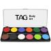 TAG Face & Body Paint - Regular Palette 12 x 10g Regular 12 Count (Pack of 1)