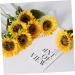 Cabilock 4pcs Simulated Sunflower Silk Flower Household Decorative Flower - Buy Online on GoSupps.com