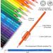 H & B 120-Color Colored Pencils Set with Coloring Book: Ideal for Drawing and Coloring - Soft Oil-Based Cores - Adults Kids Beginners - Includes Eraser and Sharpener - 120 Count - Buy Online on GoSupps.com