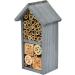 ASAB Insect Hotel Bug House Chalet Backyard Garden Outdoor Natural Wood Eco-Friendly Bug Insect House Hanging Nesting Habitat Room for Solitary Bees Butterflies Ladybugs (2 Storey Insect Hotel) - Buy Online on GoSupps.com