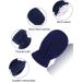 Boyiee 3 Pairs Baby Toddler Winter Mittens | Fleece Warm Mittens for Baby Boy Girl 6-18 Months - Black Navy Blue Grey - Buy Online on GoSupps.com