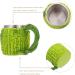 BESPORTBLE Stainless Steel Beer Cup - Creative Vegetable Fruit Design, Cute Coffee Mug for Home Kitchen Office Bar (Bitter Gourd) - Buy Online on GoSupps.com