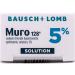 Muro 128 Eye Drops 5% Solution for Corneal Edema Relief - 0.5 fl oz (15mL) - Buy Online on GoSupps.com