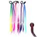 Colorful strands of hair hair extensions braided hair tendrils Synthetic hair wig synthetic hair part for wig hair extensions fake hair parts dirty braid 6 color