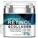 Advanced Retinol Collagen Cream with 5% Hyaluronic Acid - Anti Wrinkle and Anti Aging Face Cream for Women - Retinol Serum for Day and Night Moisturizing