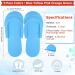 JenPen 60 Pairs Disposable Pedicure Flip Flops - Colorful Foam Slippers for Salon, Nail Spa, Hotel, Travel - 5 Colors - Buy Online on GoSupps.com