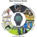 FCXJTU Digital Referee Watch - Sports Stopwatch for Coaches | 100 Lap Memory Large Display & Alarm | Ideal Soccer Timer - Buy Online on GoSupps.com