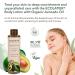 Organic Avocado Body Lotion - Deep Nutrition 96.3% Natural Vegan Moisturizing for Dry Skin - 8.5 Fl Oz - Buy Online on GoSupps.com