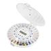 TabTime Automatic Pill Dispenser 6 Alarms per Day. Clear Lockable lid. UK Customer Service.The Essential Medication aid for The Elderly and Alzheimer's and Dementia Patients Clear Lid 19cm
