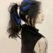 Hair Tinsel 400 Strands Blue Glitter Hair Extensions Hair Extension Tinsel 47 Inch Fairy Synthetic Hair Tinsel Holographic Sparkle Shiny Straight Hair Decoration for Women Girls - Buy Online on GoSupps.com