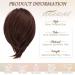 BARSDAR HAARDIE Hair Extensions | Dark Auburn 20cm Synthetic Ponytail Scrunchie for Women - Buy Online on GoSupps.com
