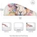 Super Absorbent Llama Florals Hair Towel 2 Pack - Quick Dry Hair Turbans for Women & Girls | Soft Button Twisty Wrap - Buy Online on GoSupps.com