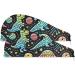 Cute Colorful Dinosaur Hair Towels 2 Pack | Super Absorbent Quick Dry Turbans for Women & Girls - Buy Online on GoSupps.com