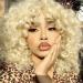 PHOENIXFLY Short Loose Curly Wigs Heat Resistant Fiber Fluffy Weave Curl Afro Synthetic Hair Wig Natural Daily Wigs for Black Women and White Women Breathable Rose Net Wigs (613 Blonde) Blonde/613