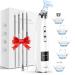 Blackhead Pore Vacuum Cleaner Remover  2023 Upgraded Facial Pore Cleaner Electric USB Rechargeable Acne Comedone Whitehead Extractor with 5 Probes and Blackhead Remover Kit Suction for Women & Men JHF21