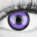 Meralens 1 pair of colored pink pink purple black crazy fun year contact lenses purple lunatic with black marginal top quality for carnival and carnival with free contact lens containers without strength!