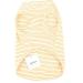 Zunea Dog T-Shirts for Small Dogs | Striped Summer Tanks & Soft Cotton Clothing for Puppies & Cats | Perfect for Chihuahuas - Yellow Size S - Buy Online on GoSupps.com