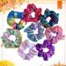 Lurrose 8pcs Glitter Scrunchies - Colorful Ponytail Holders for Women Girls Teens & Kids | Best Hair Accessories - International Shipping Available - Buy Online on GoSupps.com